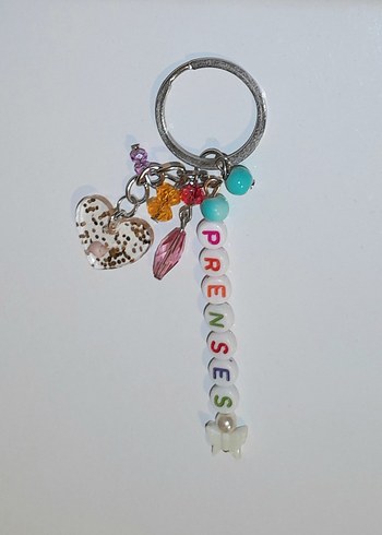 Epoksi Boncuklu Renkli Bohem Anahtarlık - Görsel 2