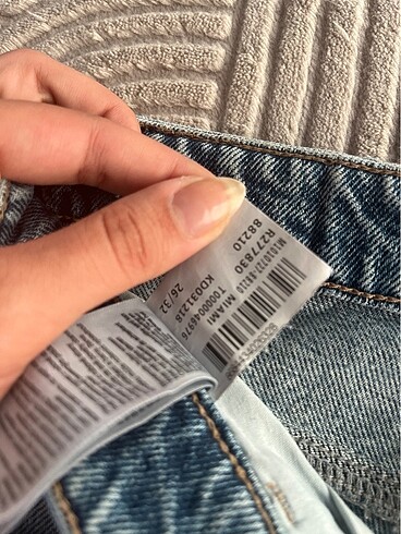 26 Beden mavi Renk Mavi Jeans Miami model wide leg