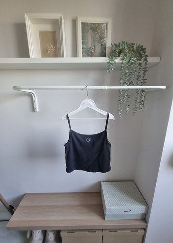 H&M Çocuk Siyah Askılı Bluz