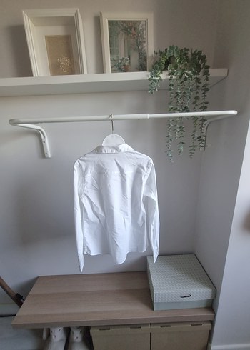 H&M H&M Çocuk Uzun Kollu Beyaz Gömlek