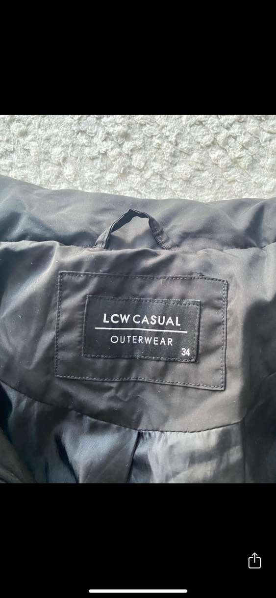 Siyah Fermuarlı Kadın Kış Montu - Görsel 3