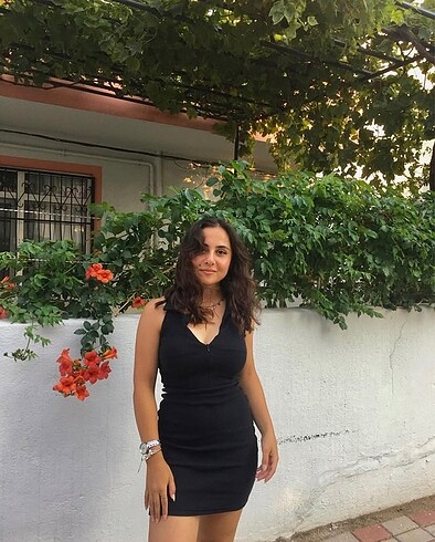 xs Beden siyah Renk Trendyolmilla Elbise