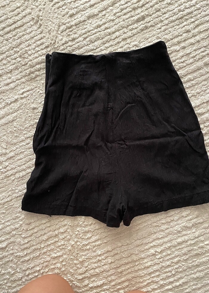 Keten Şort Etek - Görsel 2