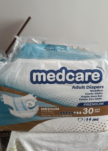 Medcare Premium Orta Boy Yetişkin Bezi