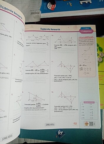 Şenol hoca alıştırmalarla geometri