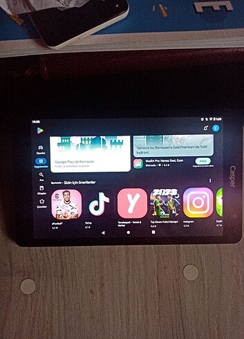 Casper Casper via s48 tablet