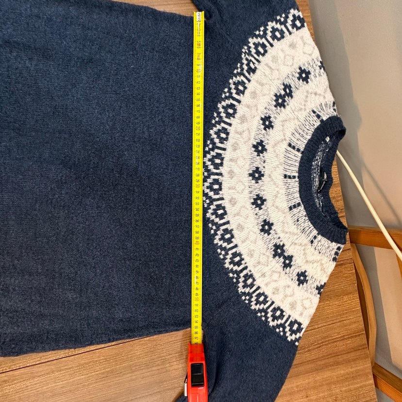 Nakışlı Gri Bohem Triko  Elbisesi - Görsel 2