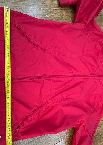 Adidas Kırmızı Fermuarlı Kadın yapmurluk - Görsel 2