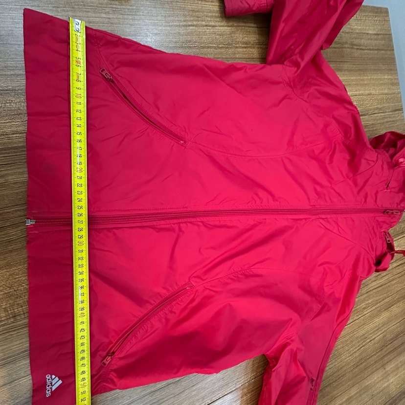 Adidas Kırmızı Fermuarlı Kadın yapmurluk - Görsel 2