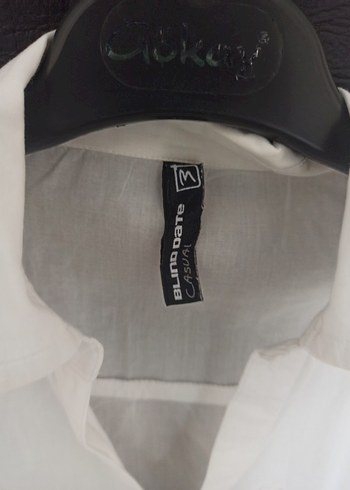 cocuk Beyaz Keten Düğmeli Gömlek - Görsel 2