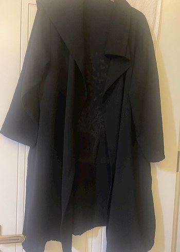 Siyah desenli hırka - Görsel 4