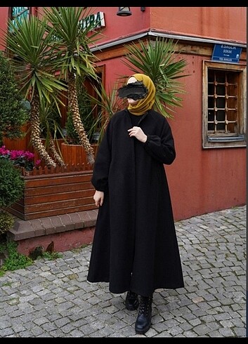 Tesettür kaşe kaban