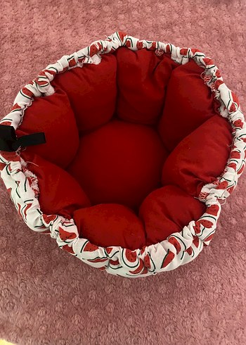 Kırmızı meyve ekmek sepeti - Görsel 2