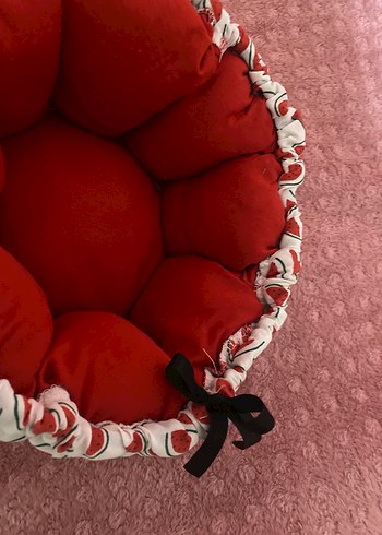 Kırmızı meyve ekmek sepeti - Görsel 6