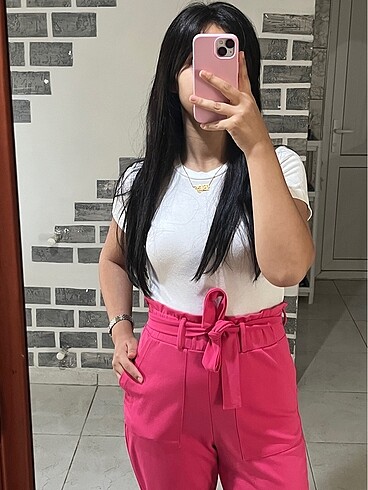 Diğer Pembe pantolon