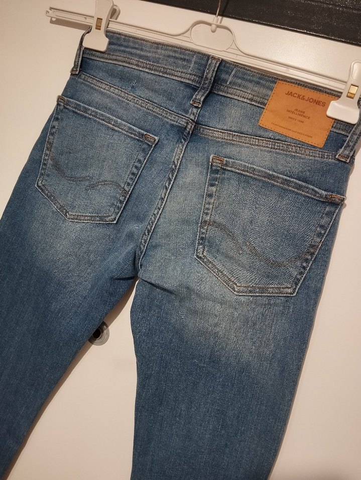 Erkek Lacivert Regular Fit Denim Pantolon - Görsel 3
