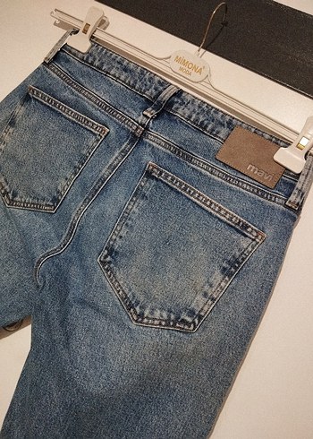 Erkek Regular Fit Mavi Kot Pantolon - Görsel 4