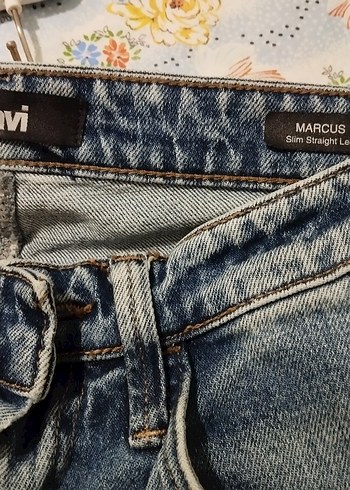 Erkek Regular Fit Mavi Kot Pantolon - Görsel 2