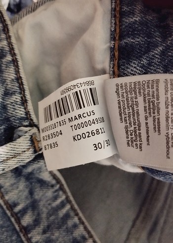 Erkek Regular Fit Mavi Kot Pantolon - Görsel 8