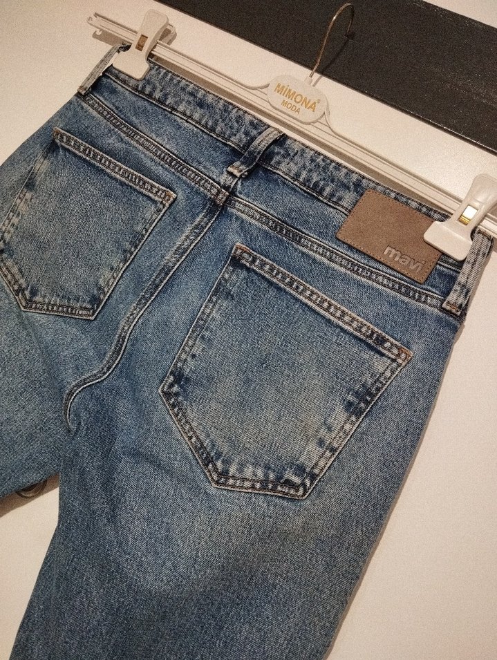 Erkek Regular Fit Mavi Kot Pantolon - Görsel 4