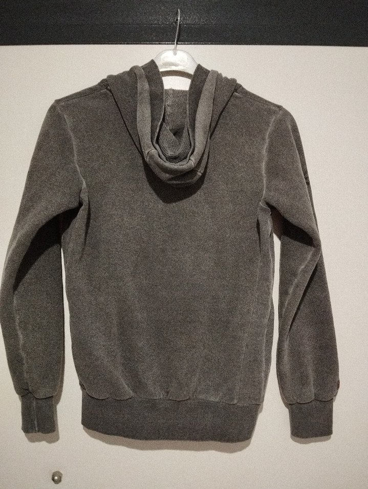 Fermuarlı Siyah Kadın Sweatshirt - Görsel 2