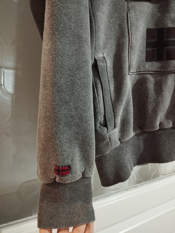 Fermuarlı Siyah Kadın Sweatshirt - Görsel 5