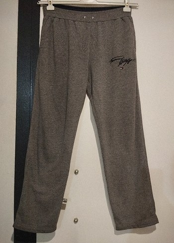 Gri Rahat Kesim Fermuarlı  Eşofman Altı - Görsel 7