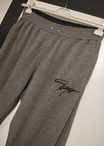 Gri Rahat Kesim Fermuarlı  Eşofman Altı - Görsel 2