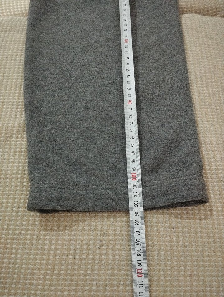 Gri Rahat Kesim Fermuarlı  Eşofman Altı - Görsel 4