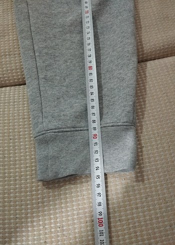 Gri Fermuarlı Rahat Kesim Erkek Eşofman Altı - Görsel 5