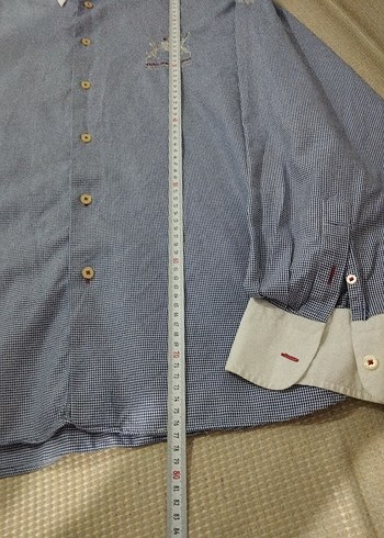 Pamuklu Uzun Kollu Erkek Gömlek - Görsel 7