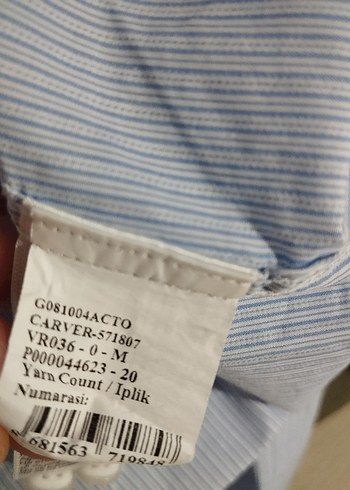 Gri Erkek Uzun Kollu Polo Yaka Gömlek - Görsel 6