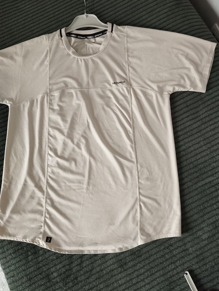 Bej Erkek Kısa Kollu Tişört - Görsel 3