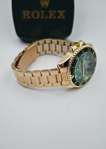 Altın Renkli Modern Klasik  Erkek Saati - Görsel 4