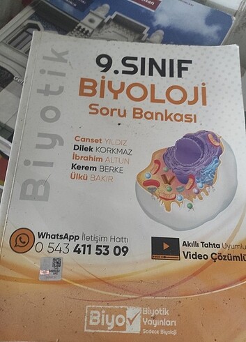 9. Sınıf biyotik yayınları biyoloji soru Bankası 