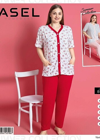 Kadın büyük beden pijama takımı