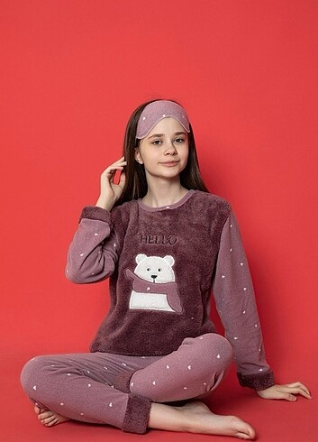 Diğer Çocuk polar pijama takımı