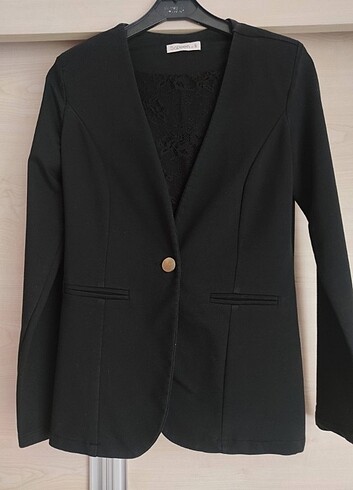 Saaten Tek düğmeli blazer ceket