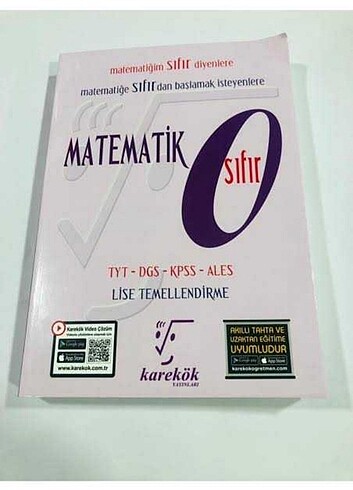 Matematik Sıfır Karekök Yayınları 