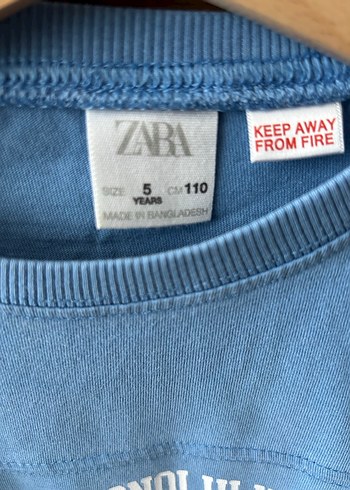 Mavi Pamuklu Erkek Tişörtü, Kısa Kollu, Rahat Kesim - Görsel 2