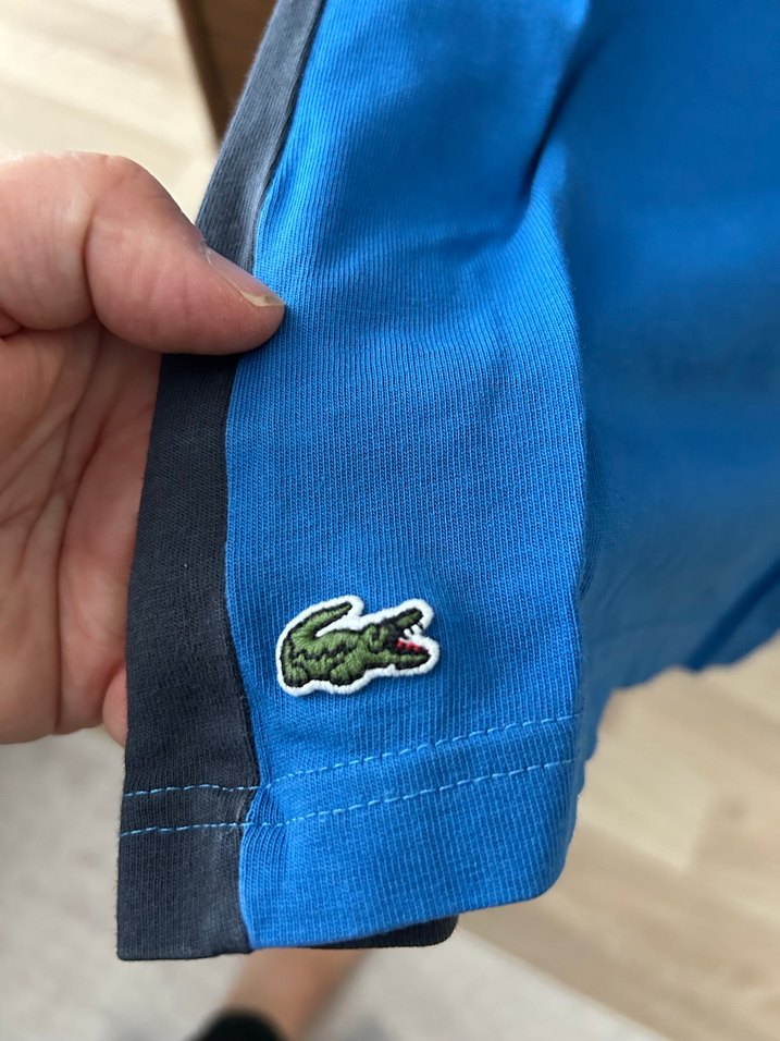 Lacoste Lacivert Kısa Kollu Erkek Tişört - Görsel 3
