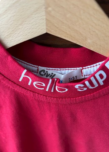 Kırmızı Baskılı Erkek Çocuk Tişörtü - Görsel 3