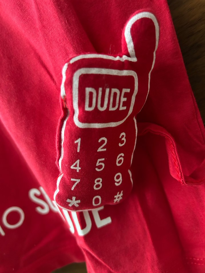 Kırmızı Baskılı Erkek Çocuk Tişörtü - Görsel 2