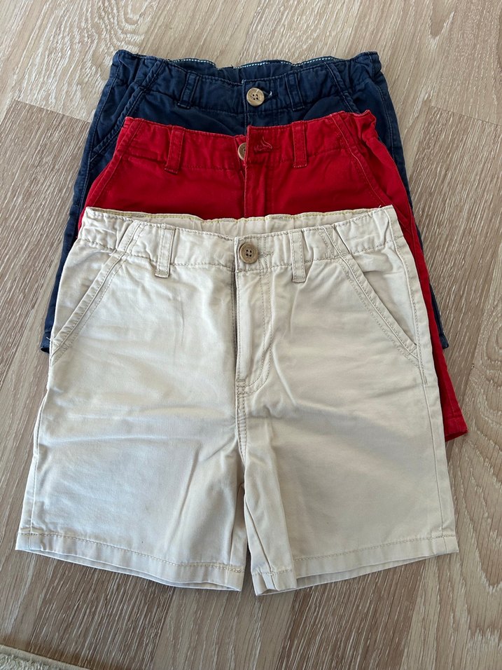 Düğmeli Beyaz Pamuklu Erkek Şort - Görsel 2