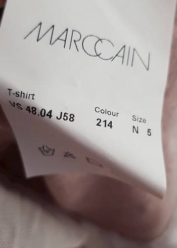 xxl Beden Yurtdışından MARCCAIN marka Bej Tişört