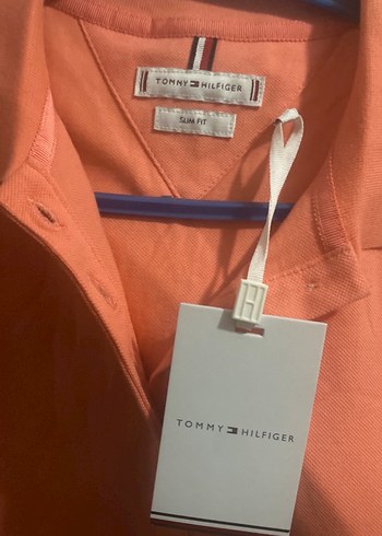 xs Beden pembe Renk Tommy Hilfiger Pembe Polo Yaka Kadın midi elbise