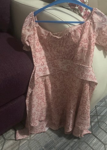 Defacto Pembe Mini Straplez tulum