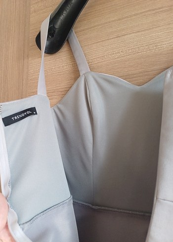 Gümüş Mini Abiye Elbise - Görsel 5