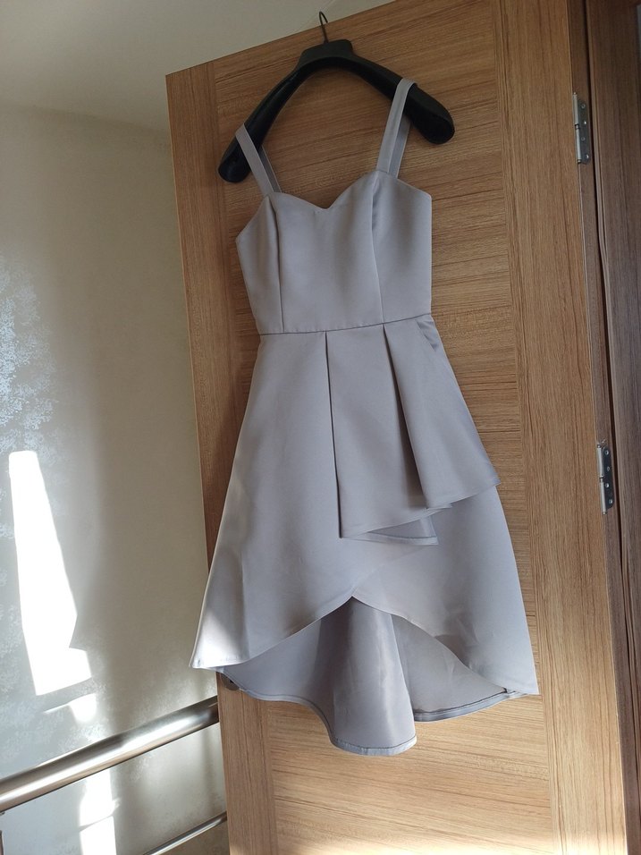 Gümüş Mini Abiye Elbise - Görsel 2