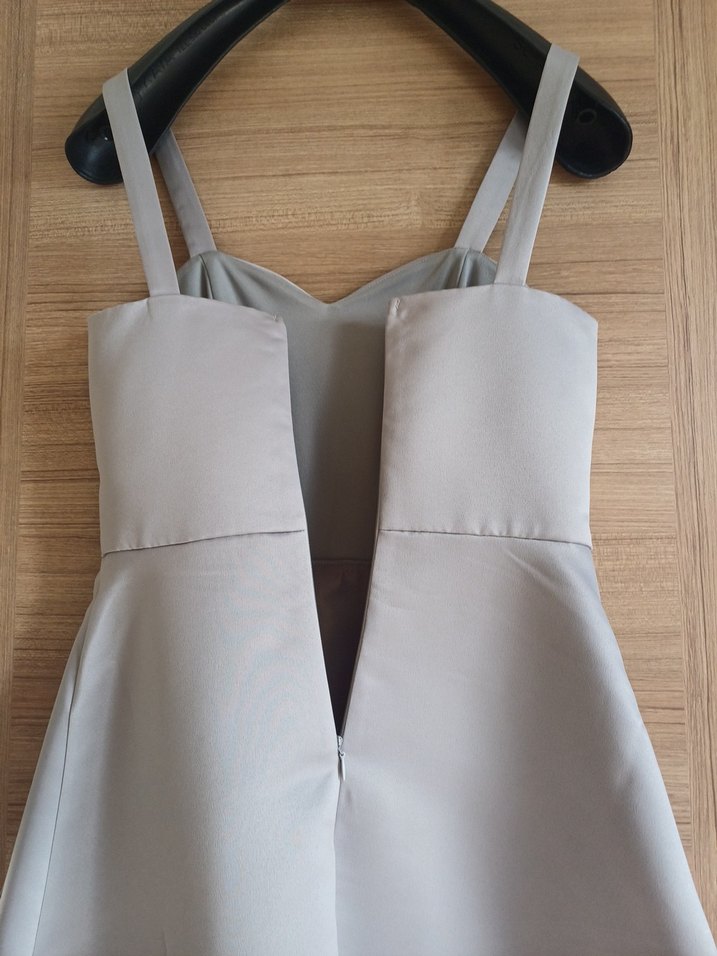 Gümüş Mini Abiye Elbise - Görsel 4